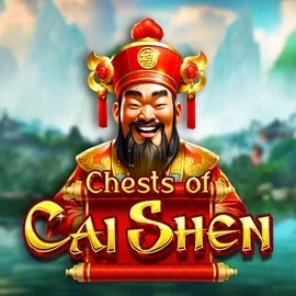 Chests of Cai Shen online game logo by Pragmatic Play on fr-spinit.com