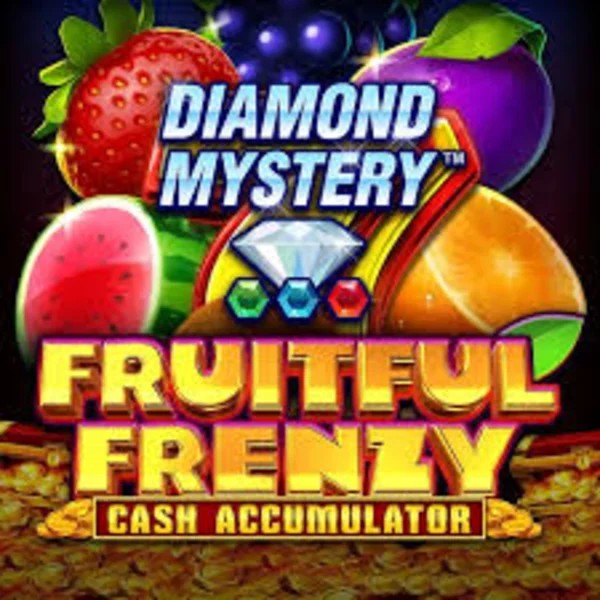 Official Slots logo: Diamond Mystery Fruitful Frenzy Cash Accumulator by Greentube at Spinit Casino