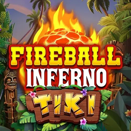 Official Slots logo: Fireball Inferno Tiki by NetEnt at Spinit Casino