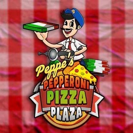 Peppe’s Pepperoni Pizza Plaza logo by Pragmatic Play at Spinit Casino